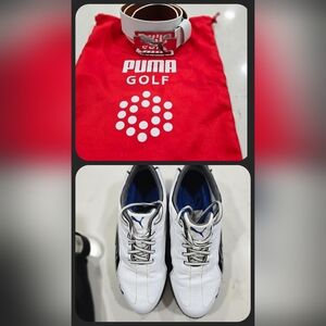 Puma Matching Golf Belt and Shoes